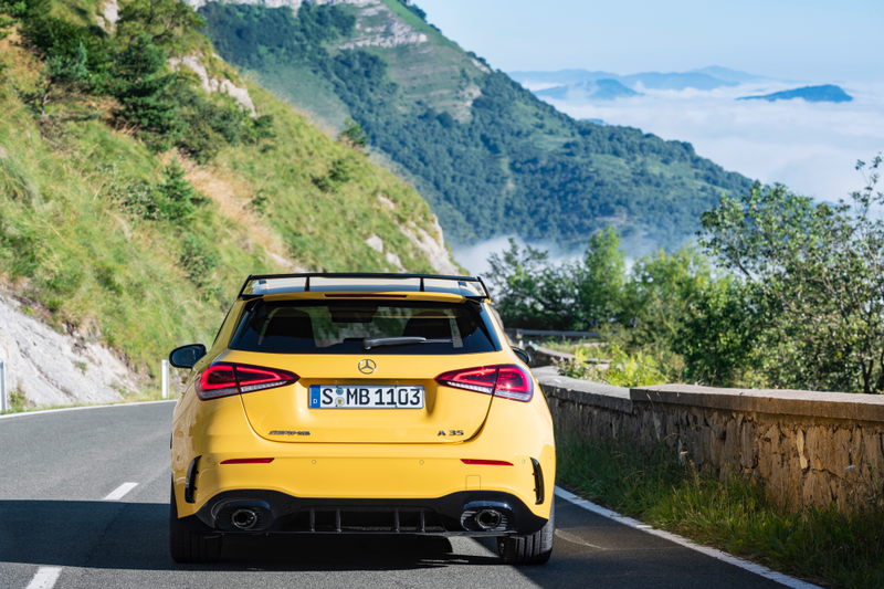 Illustration for article titled 2019 Mercedes-AMG A35: Benz's New Hot Hatch Has Toys for Your Next Track Day